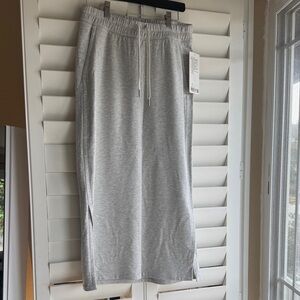 lululemon athletica Light Gray Maxi Skirt
